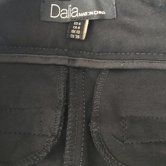 Dalia Straight Leg Black Pants - Picture 4 of 6